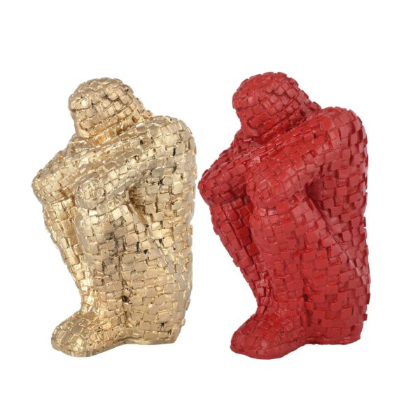 Handcrafted Thinking Mens in Sitting Position